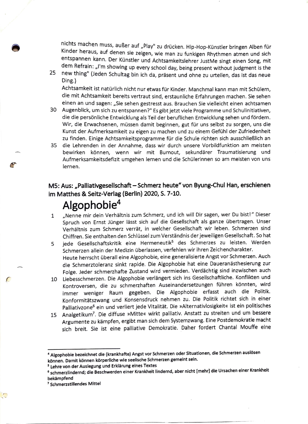 Documento da prova: MGS - REGIONALABITUR ARGENTINIEN, CHILE UND URUGUAY
