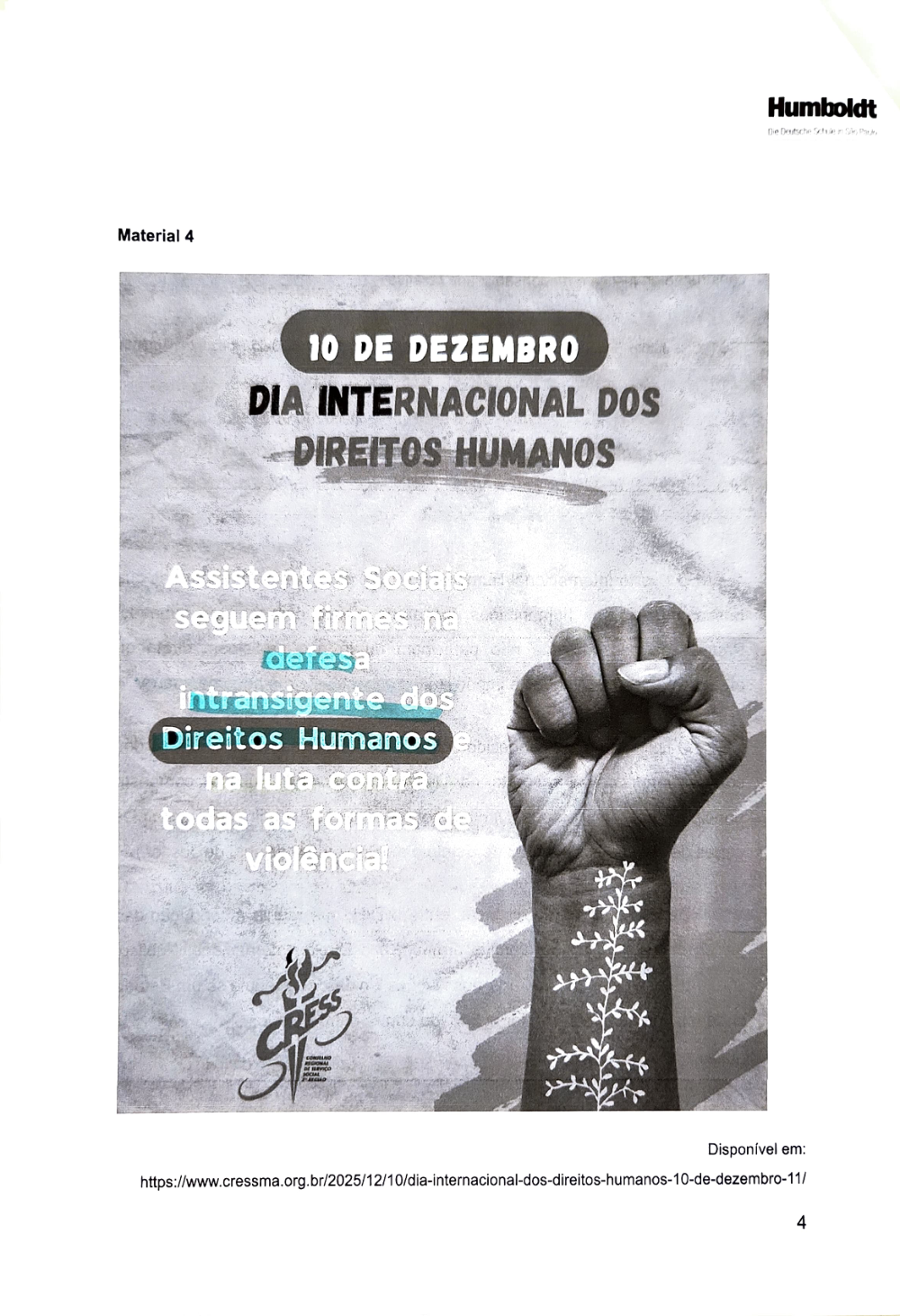 Documento da prova: Crises humanitárias - P1 Q3 131B