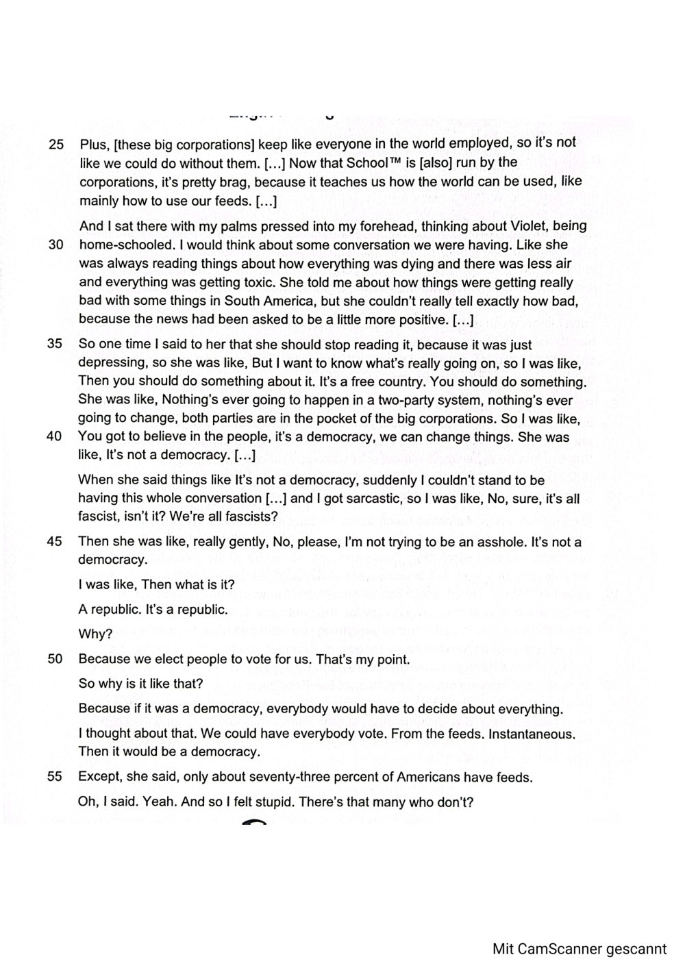 Documento da prova: Summary, Analysis, Composition - Alternative 2