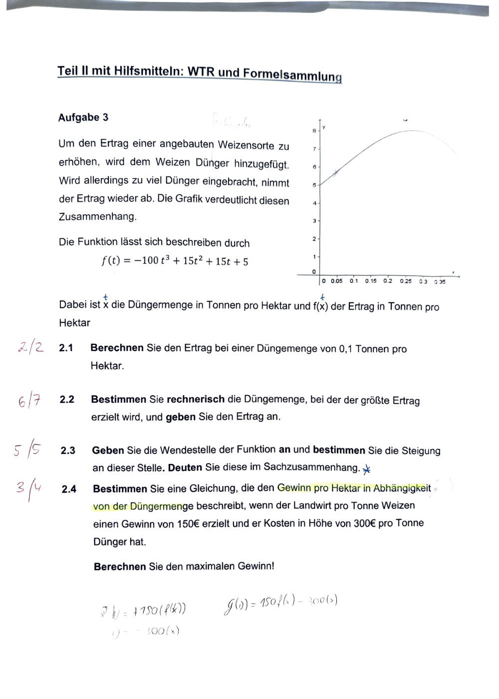 Documento da prova: Analysys - Mathe P1 123B 2025